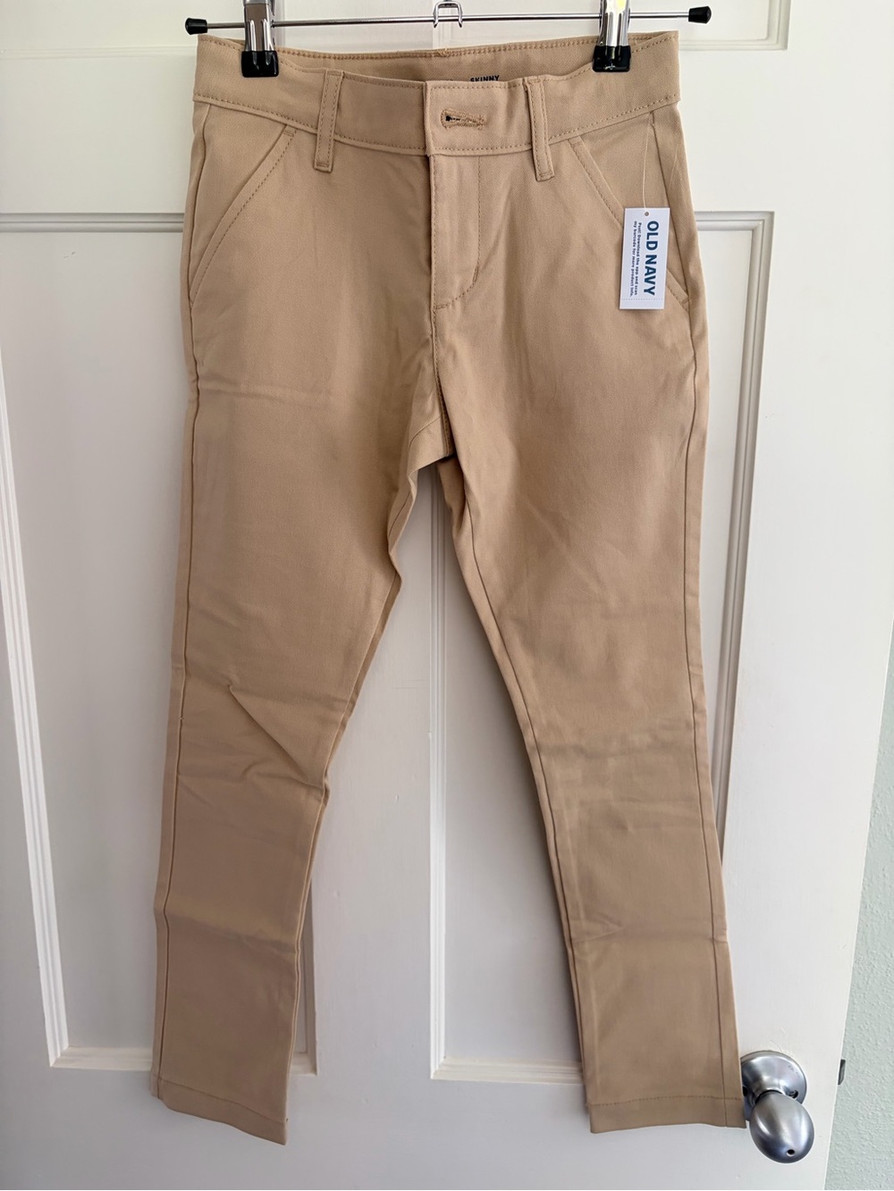 Old Navy Girls Khaki Slim Uniform Pants